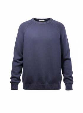 WoolOvers 100% British Wool Raglan Sleeve Crewneck Sweater